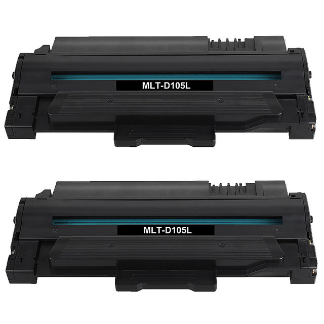 2x Samsung MLT-D105L Compatible Toner Cartridges