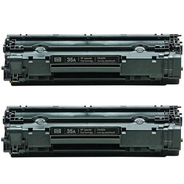 2x HP 35A Compatible Toner Cartridges (CB435A)