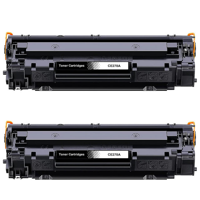 2x HP CE278A Compatible Toner Cartridges (HP78A)