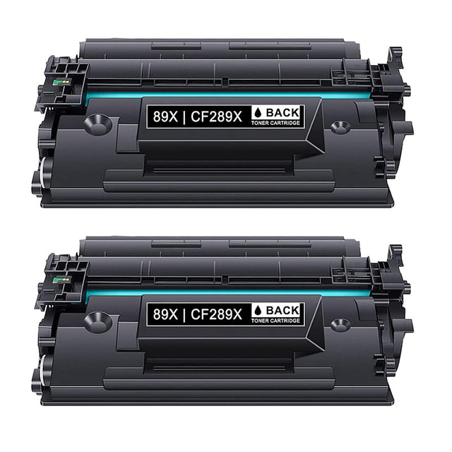 2x HP 89X Compatible Toner Cartridges (CF289X)
