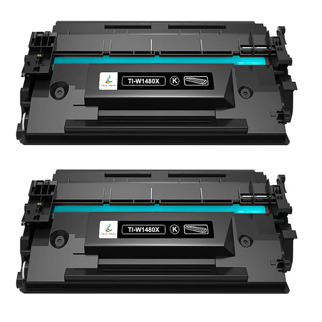 2x HP 148X Black Compatible Toner Cartridges (W1480X)