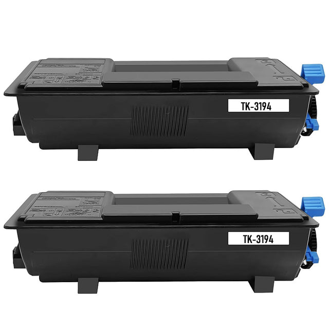 2x Kyocera TK-3194 Black Compatible Toner Cartridges TK3194