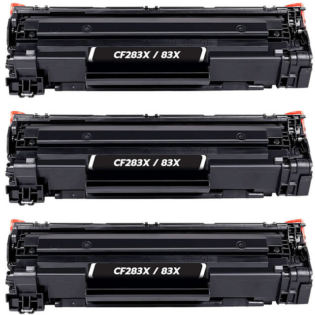2x HP CF283X Black Compatible Toner Cartridges (HP83X)