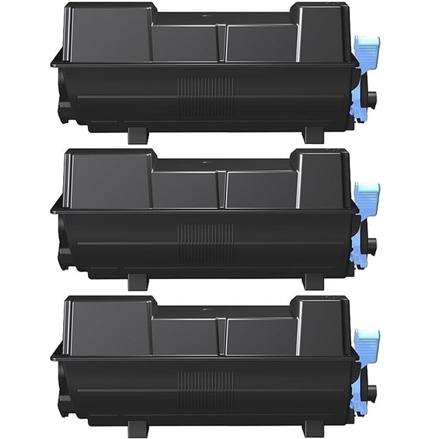 3x Kyocera TK-3434 Black Compatible Toner Cartridges