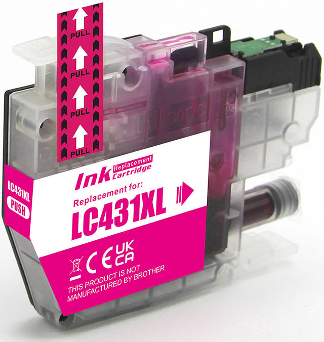 Brother LC431XL Magenta Compatible Ink Cartridge