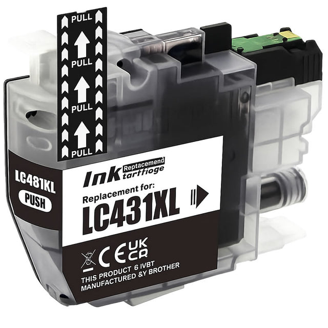 Brother LC431XL Black Compatible Ink Cartridge