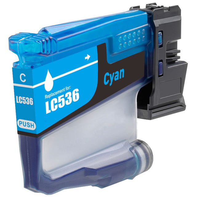 Brother LC536C Cyan Compatible Ink Cartridge