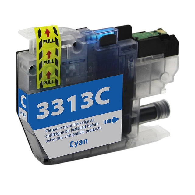 Brother LC3313C Cyan Compatible Ink Cartridge LC-3313C