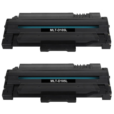 2x Samsung MLT-D105L Compatible Toner Cartridges