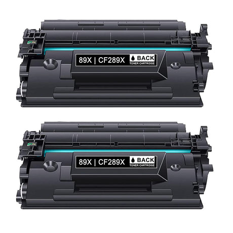 2x HP 89X Compatible Toner Cartridges (CF289X)