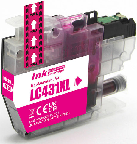 Brother LC431XL Magenta Compatible Ink Cartridge