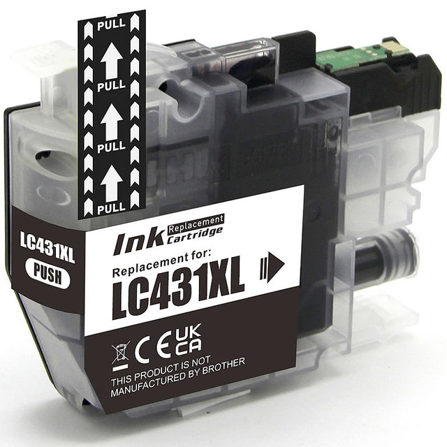 Brother LC431XL Black Compatible Ink Cartridge