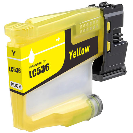 Brother LC536Y Yellow Compatible Ink Cartridge