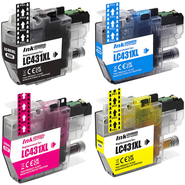 Brother LC431XL Compatible Value Pack