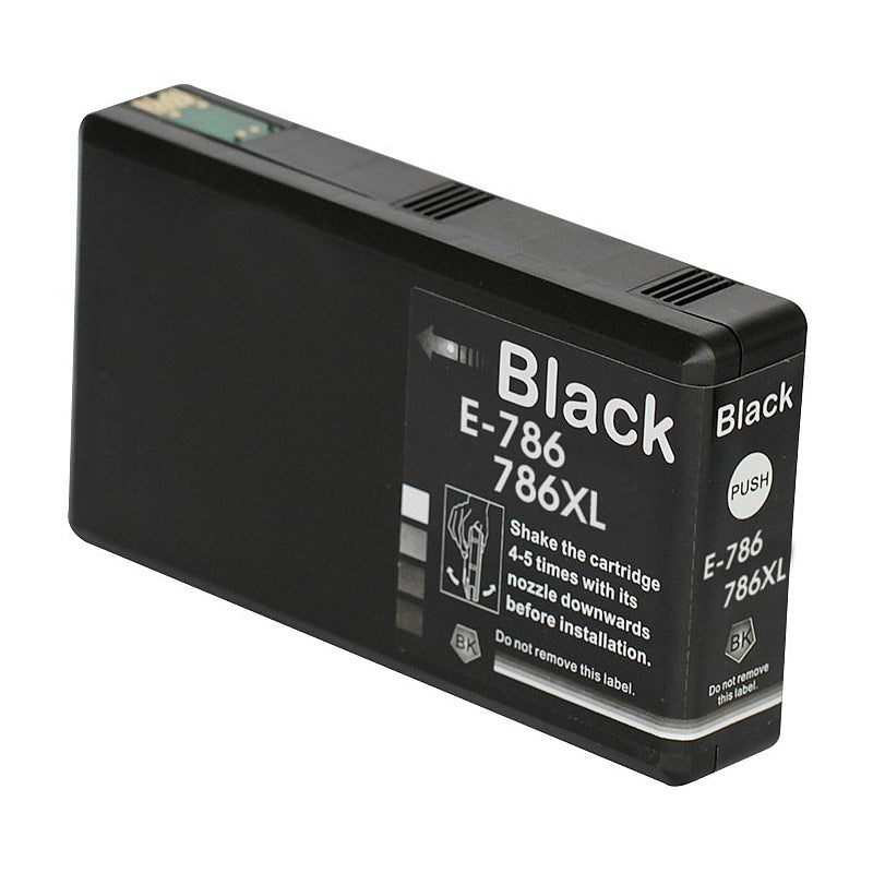 Remanufactured Epson 786XL (T786XL120) InkJet Cartridge, Black, 2600 Ultra High Yield