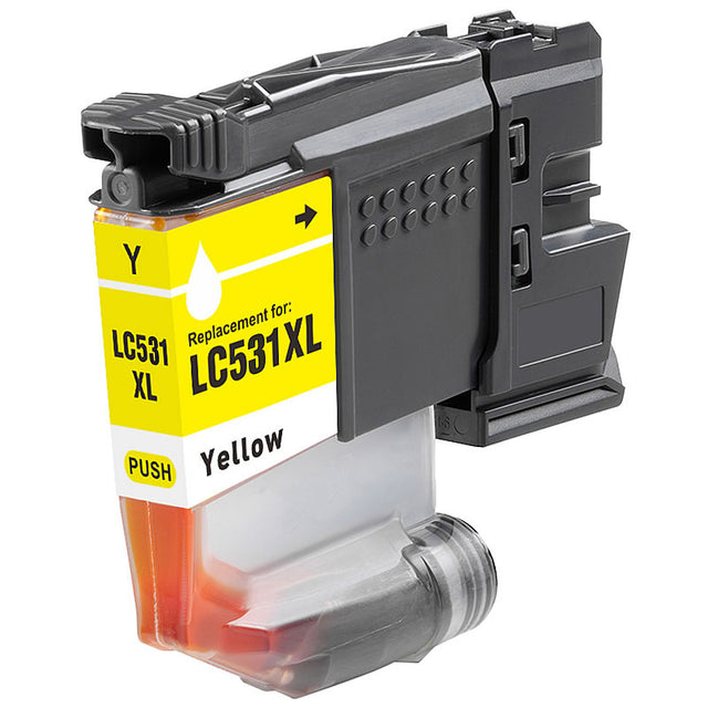 Brother LC531XL Yellow Compatible Ink Cartridge