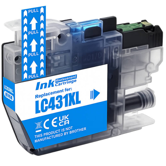 Brother LC431XL Cyan Compatible Ink Cartridge