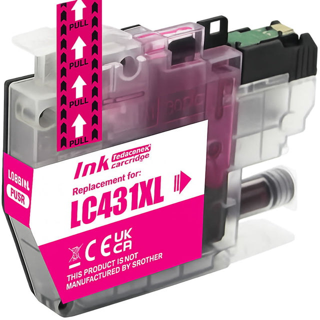 Brother LC431XL Magenta Compatible Ink Cartridge