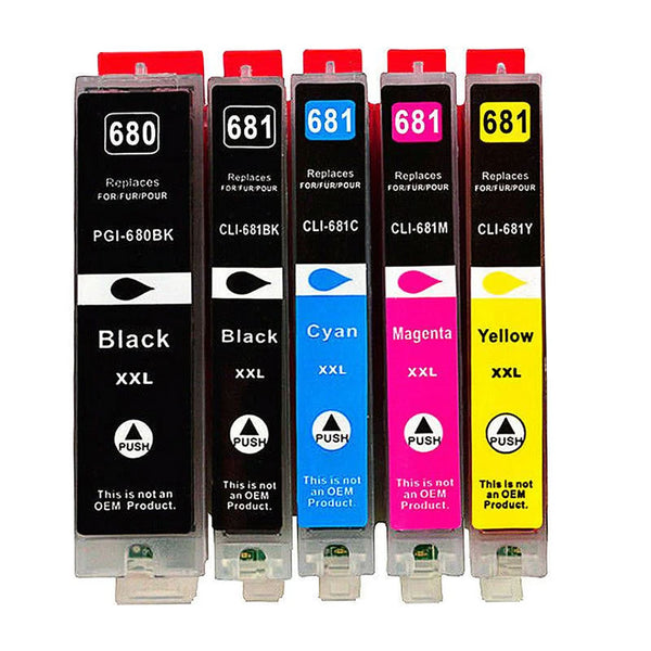 Canon PGI-680XXL / CLI-681XXL Compatible Value Pack PGI680 CLI681 ink combo 5 pack