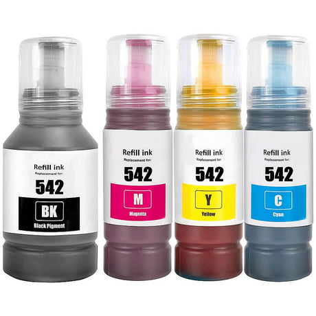 Epson T542 EcoTank Compatible Ink Refill Set