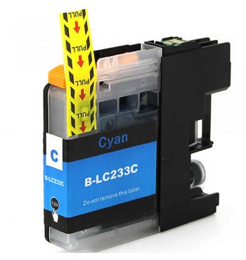 Brother LC 233C Cyan Compatible ink Cartridge