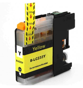 Brother LC 233Y Yellow Compatible ink Cartridge