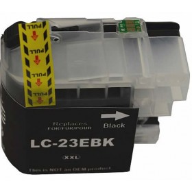 Brother LC 23E Black Compatible Ink Cartridge