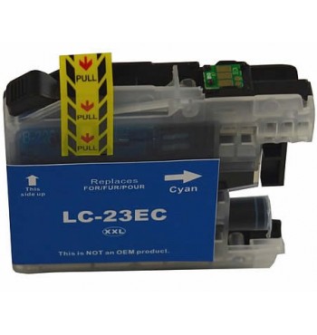 Brother LC 23E Cyan Compatible Ink Cartridge