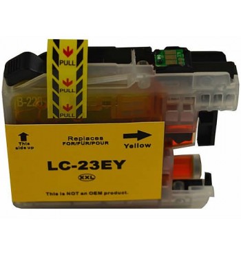 Brother LC 23E Yellow Compatible Ink Cartridge