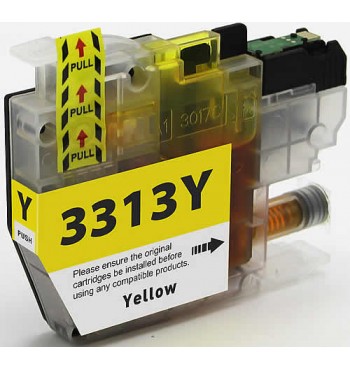 Brother LC 3313Y Yellow Compatible Ink Cartridge