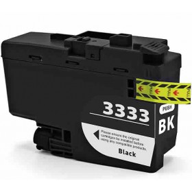 Brother LC 3333BK Black Compatible Ink Cartridge