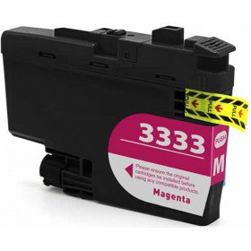 Brother LC 3333M Magenta Compatible Ink Cartridge