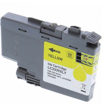 Brother LC 3339XL Yellow Compatible Ink Cartridge