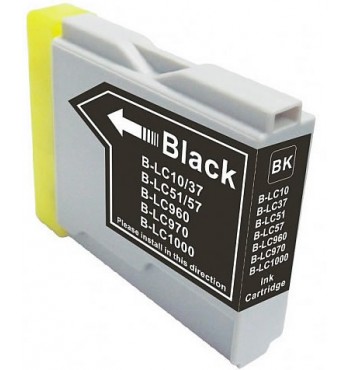 Brother LC 37BK Black Compatible Ink Cartridge