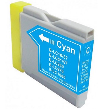 Brother LC 37C Cyan Compatible Ink Cartridge