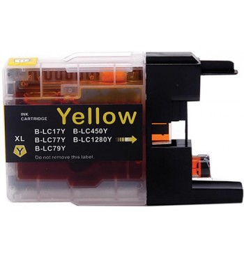 Brother LC 40-73-77XL Yellow Compatible Ink Cartridge