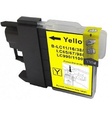 Brother LC38Y Yellow Compatible Ink Cartridge