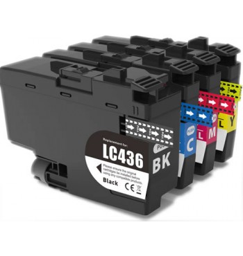 Brother LC436 Compatible Value Pack