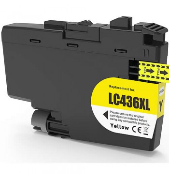 Brother LC436XL Yellow Compatible Ink Cartridge