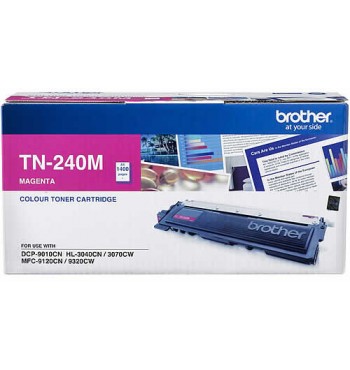 Brother TN 240M Magenta Genuine Toner Cartridge