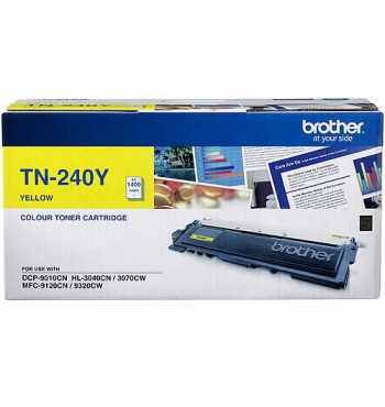 Brother TN 240Y Yellow Genuine Toner Cartridge