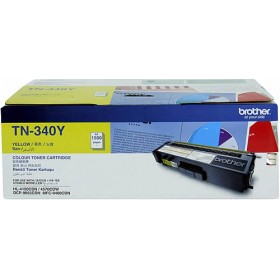 Brother TN 340Y Yellow Genuine Toner Cartridge