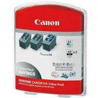 Canon 2x PG-40 / 1x CL-41 Black & Colour Value Pack