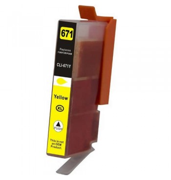 Canon CLI-671XL Yellow Compatible Ink Cartridge
