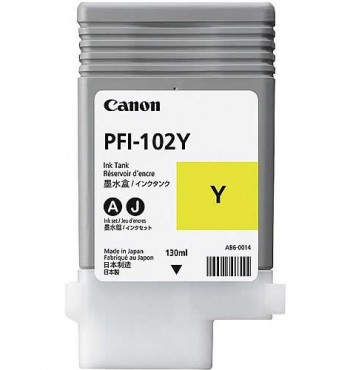 Canon PFI102Y Yellow Ink Cartridge