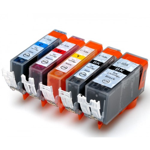 Compatible for Printers C/M/Y 12 Ink Cartridges to replace Canon CLI-526 