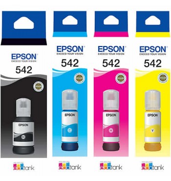 Epson T542 Genuine EcoTank Ink Bottles 