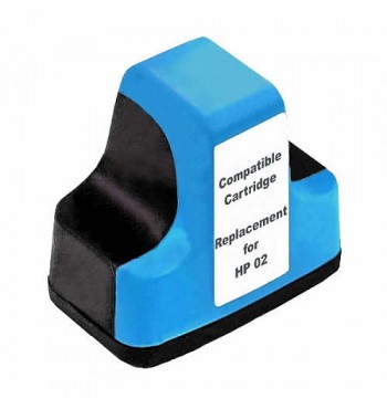 HP 02 Cyan Compatible Ink Cartridge