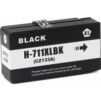 HP 711 Black Compatible Ink Cartridge