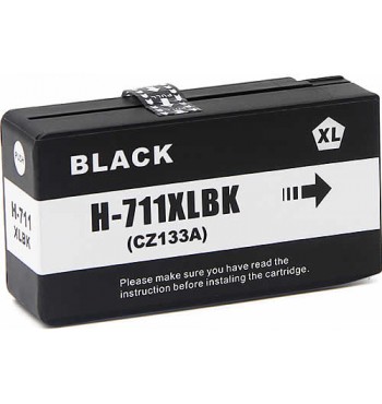 HP 711 Black Compatible Ink Cartridge ( 80ml )
